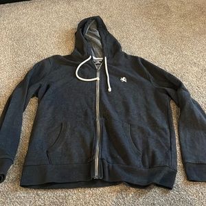 Express Dark Gray Zipup Hoodie